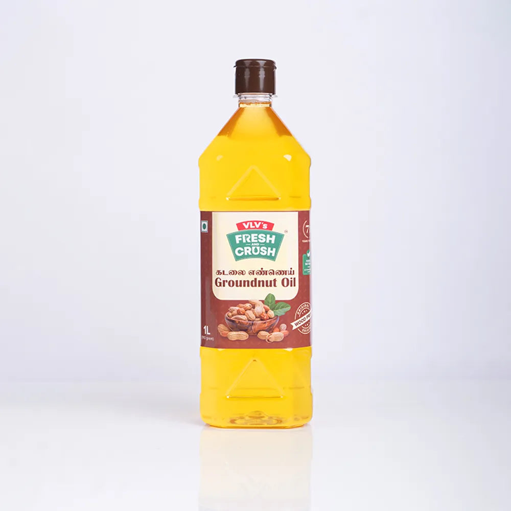 Wood Pressed Groundnut Oil