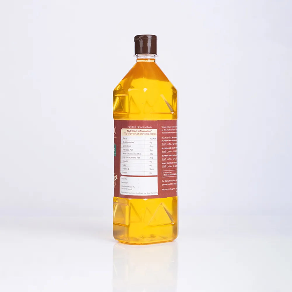 Wood Pressed Groundnut Oil