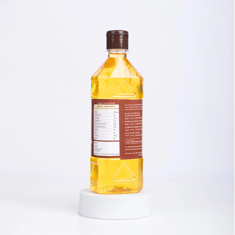 Wood Pressed Groundnut Oil