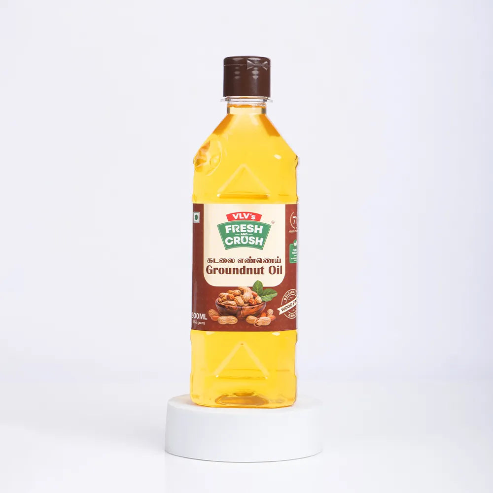 Wood Pressed Groundnut Oil