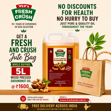 Wood Pressed Groundnut Oil
